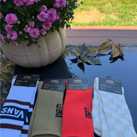 Vans Men's Colorful Crew Socks - Set of 4 - Picture 7 of 7